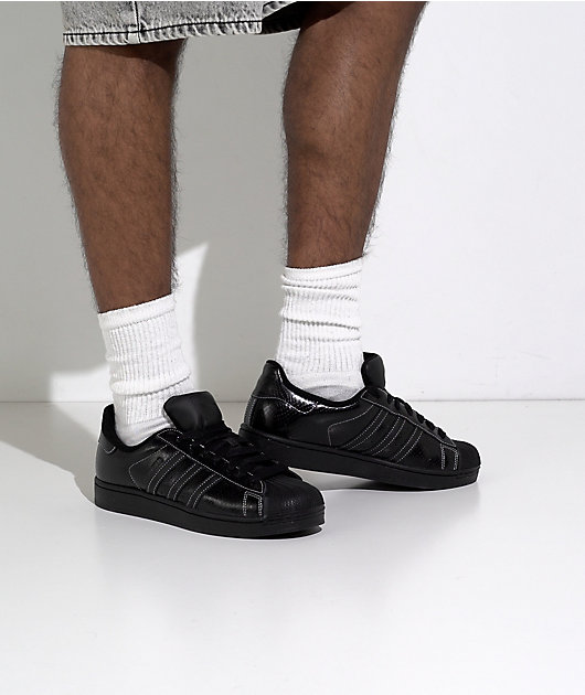 adidas Superstar II Snake Print Core Black & Cloud White Shoes video