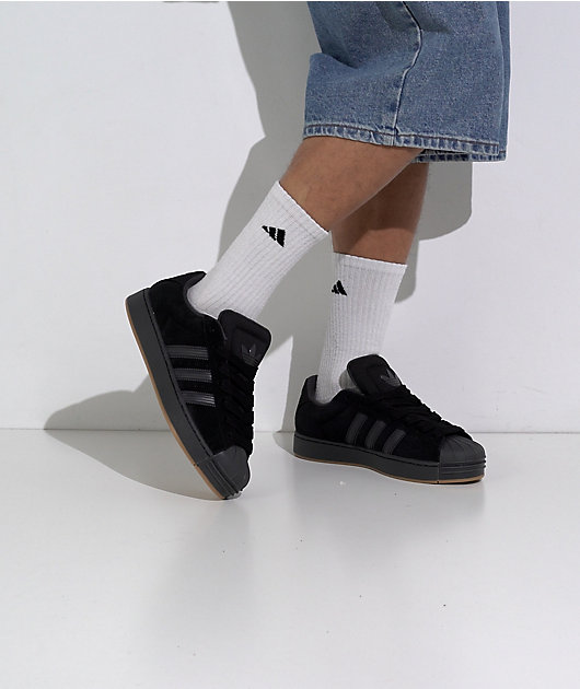 adidas Superstar ST Black & Grey Shoes video
