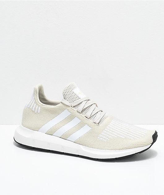 adidas Swift Clear Brown \u0026 White Shoes 
