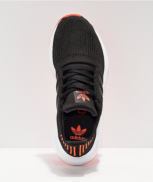 adidas swift run black and orange