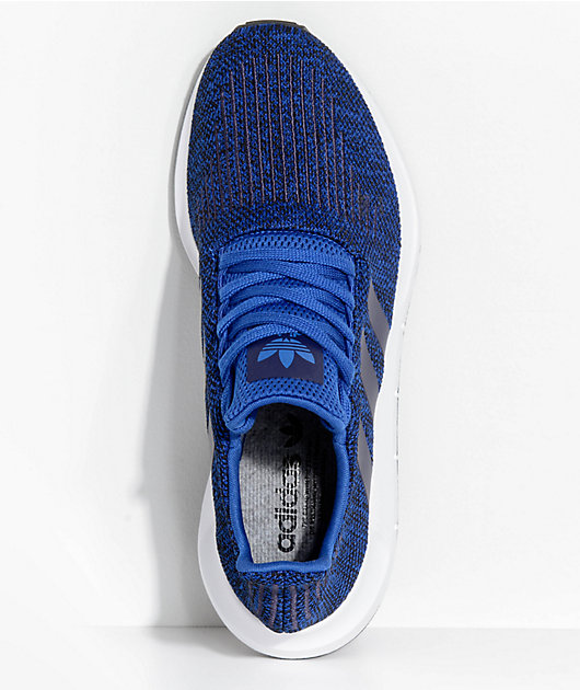 adidas swift run blue and white