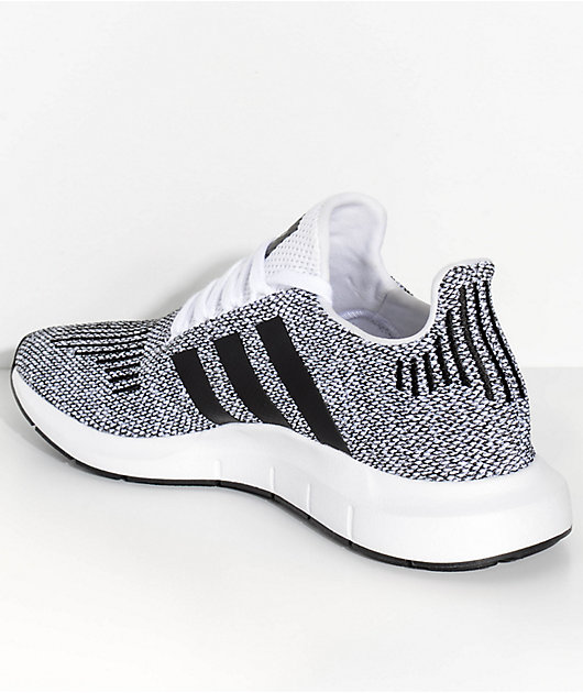 adidas swift run grey and white