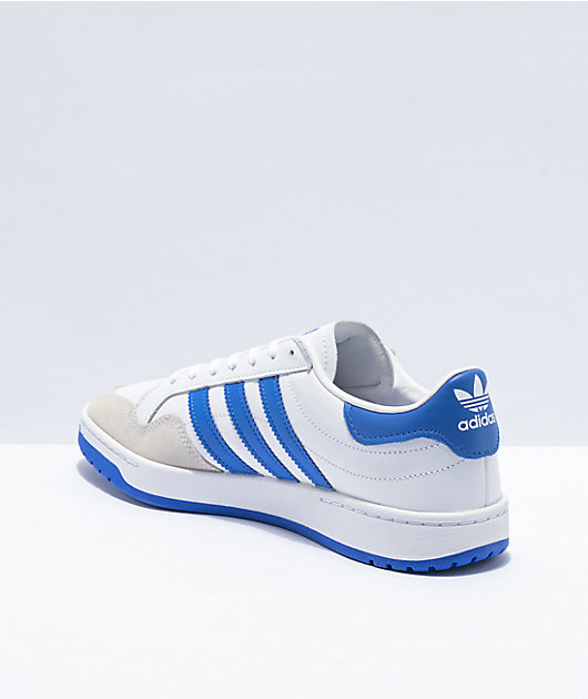 adidas Team Court White \u0026 Blue Shoes 