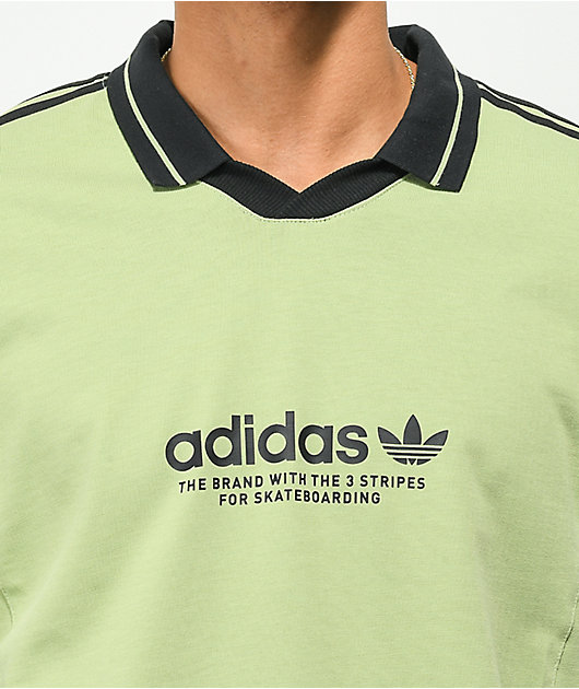 adidas Team Keeper Lime & Black Long Sleeve Jersey Shirt