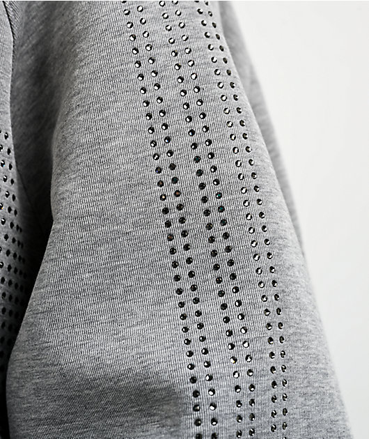 adidas Teamgeist Rhinestone Grey Hoodie