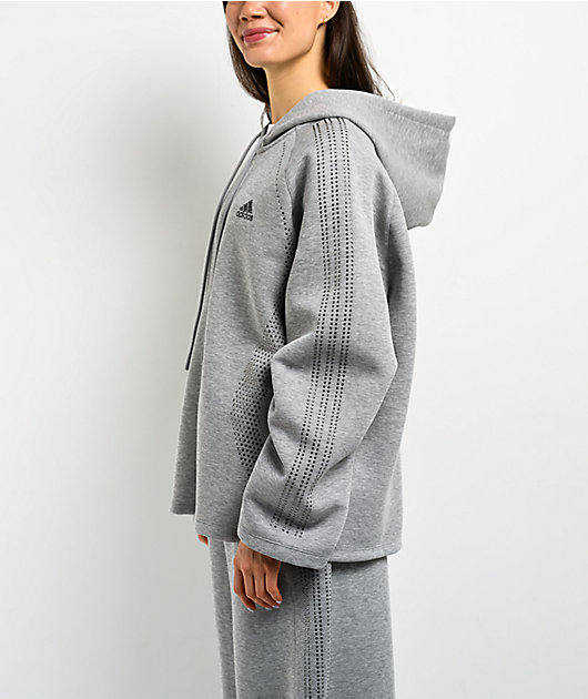 adidas Teamgeist Rhinestone Grey Hoodie