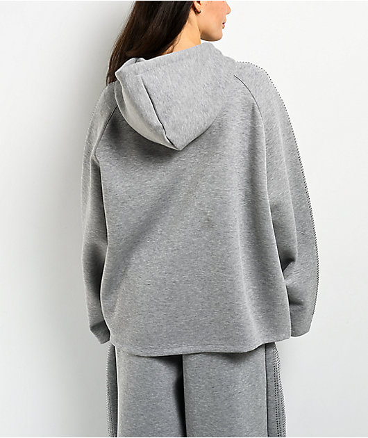 adidas Teamgeist Rhinestone Grey Hoodie