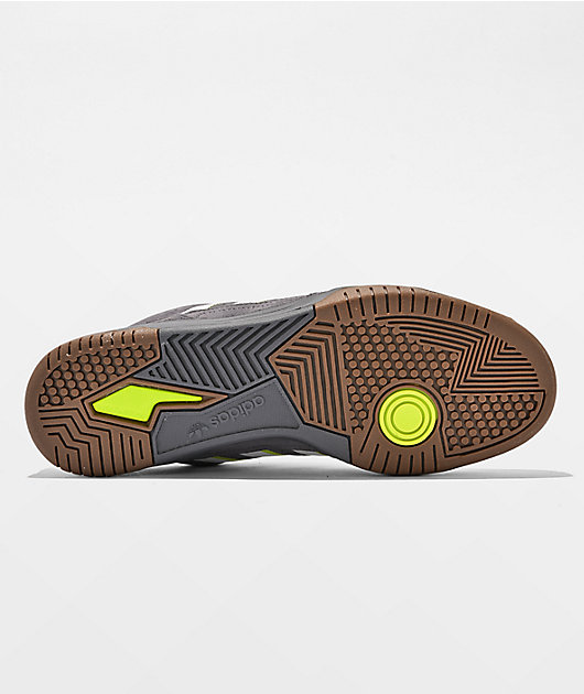 adidas Tekkira Cup Aurora Onix, Cloud White & Solar Slime Skate Shoes