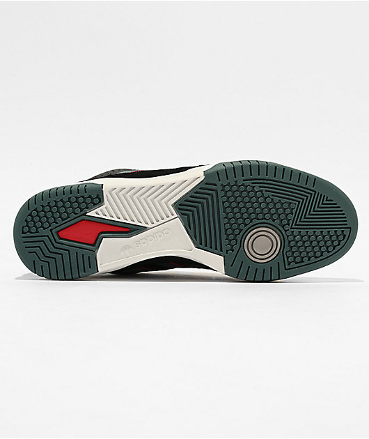 adidas Tekkira Cup Core Black, Preloved Teal & Better Scarlet Skate Shoes