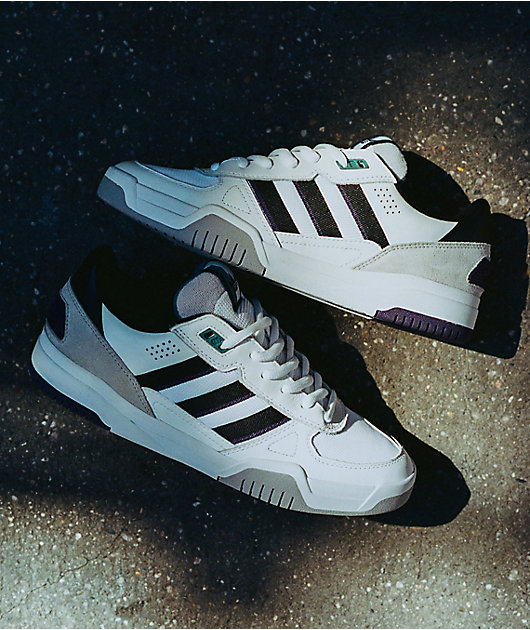 adidas Tekkira Cup White, Grey & Purple Skate Shoes | Zumiez