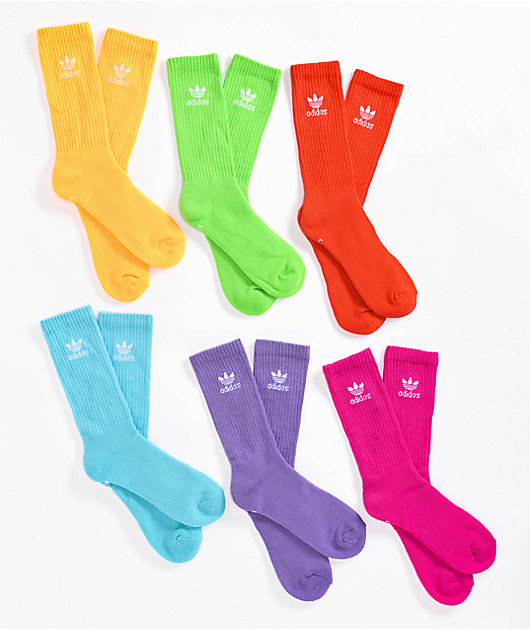 Adidas rainbow socks best sale