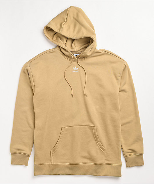 adidas trefoil hoodie khaki