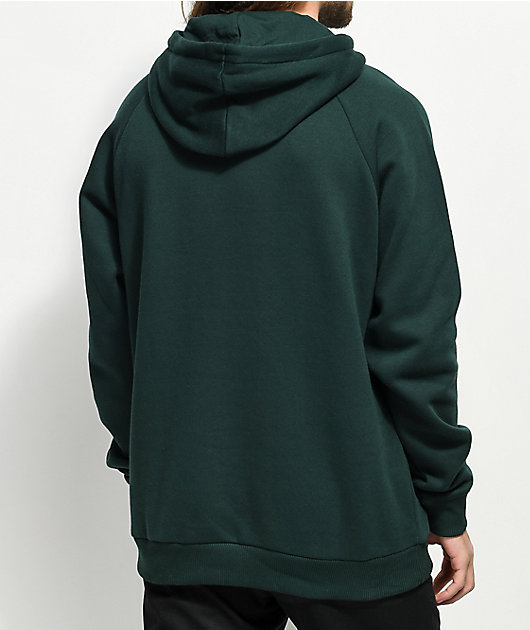 adidas trefoil hoodie green night