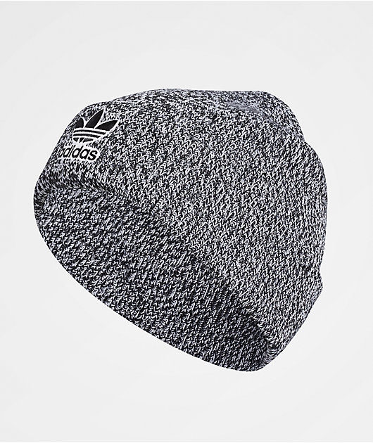 adidas Trefoil Marled Black & White Beanie