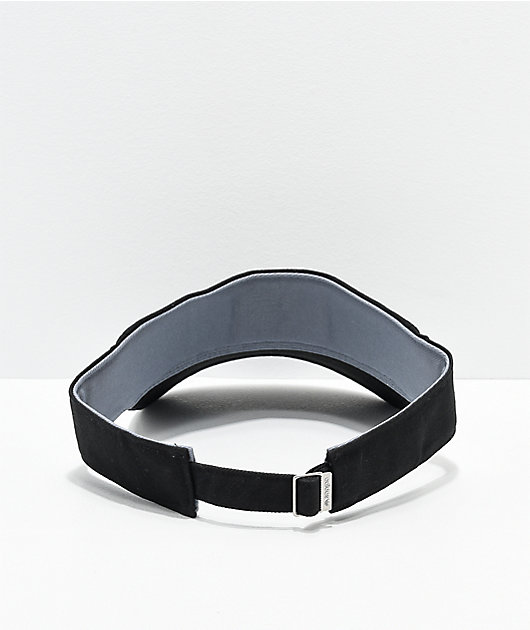 adidas Trefoil Twill Black Visor