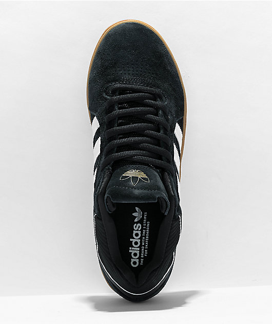 adidas Tyshawn Black, White & Gum Skate Shoes
