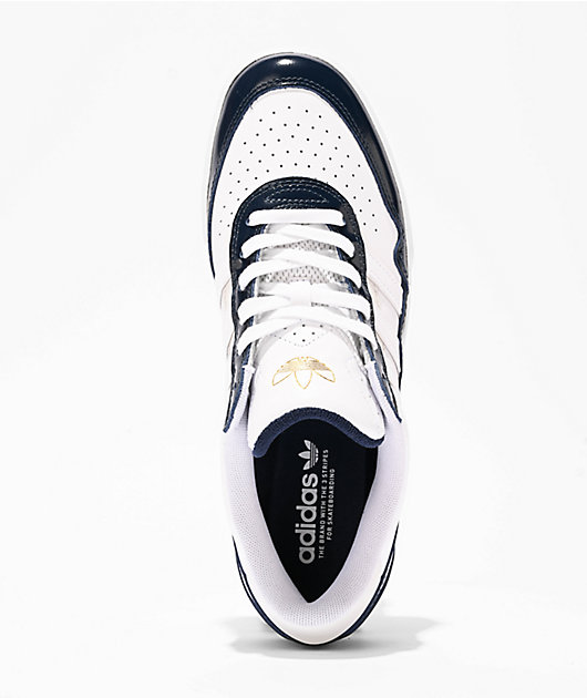 adidas Tyshawn II Cloud White, Collegiate Navy, Grey One Skate Shoes |  Zumiez