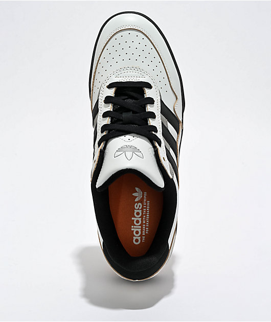 adidas Tyshawn II Crystal White Core Black Skate Shoes Zumiez