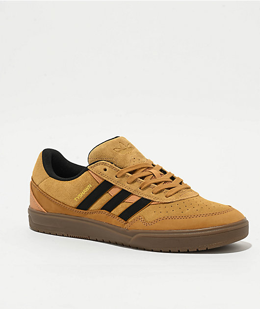 adidas Tyshawn II Mesa, Black & Gum Skate Shoes | Zumiez