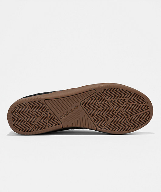 アクティブ adidas Tyshawn Mid Coffee, Carbon & Gum Skate Shoes | Zumiez