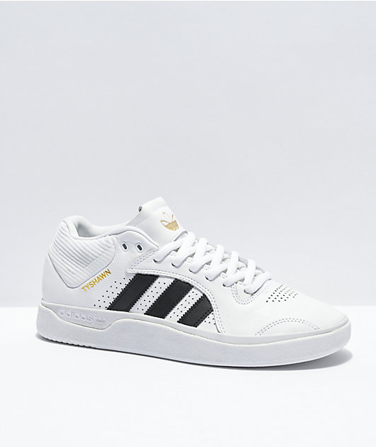 adidas Tyshawn White & Black Shoes | Zumiez