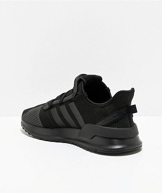 u path run adidas black
