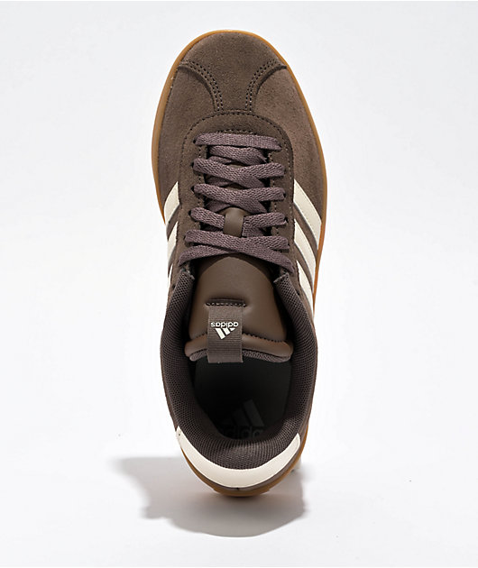 adidas VL Court 3.0 Pre-Loved Brown & White Shoes | Zumiez