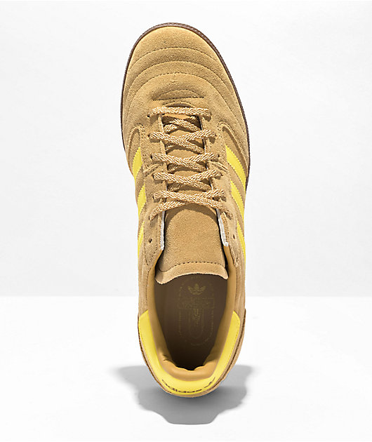 adidas Vintage Busenitz Beige Yellow Gum Shoes Zumiez