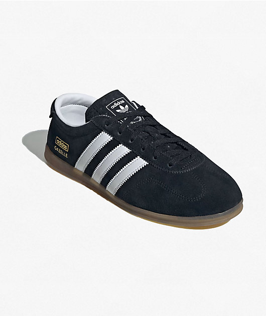 adidas Women's Gazelle Lo Pro Black & White Shoes