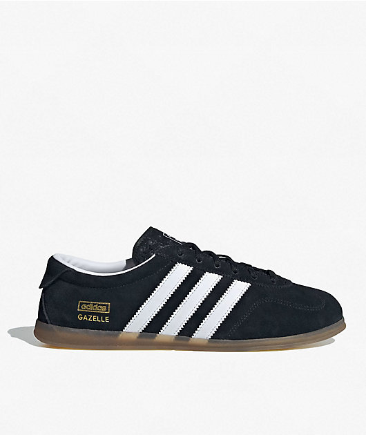 adidas Women's Gazelle Lo Pro Black & White Shoes
