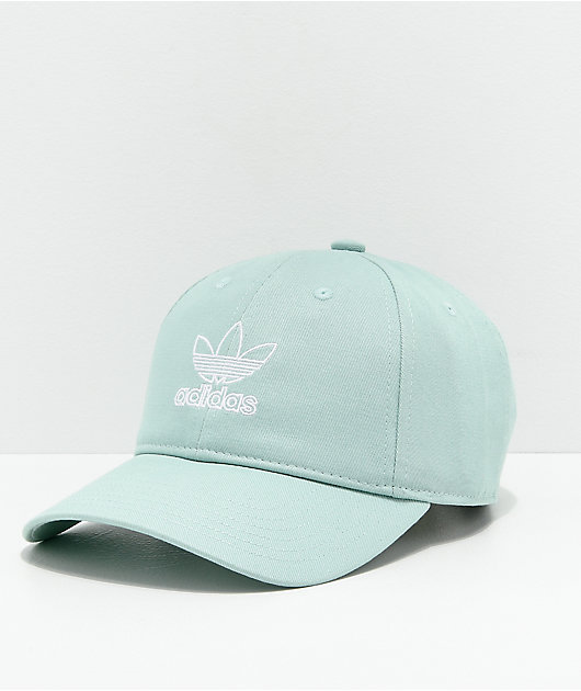 mint green adidas hat