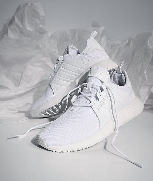 adidas Xplorer All White Shoes | Zumiez