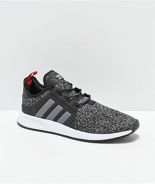 grey and red adidas
