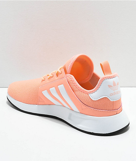 adidas clear orange shoes