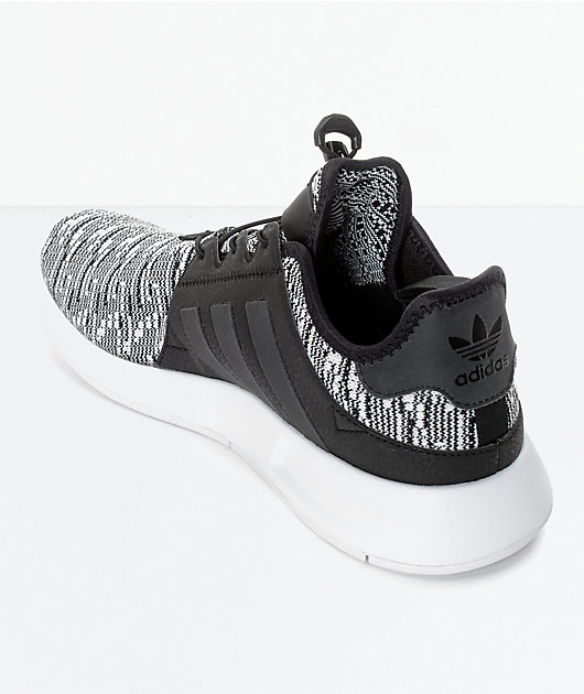 adidas xplorer black & white shoes