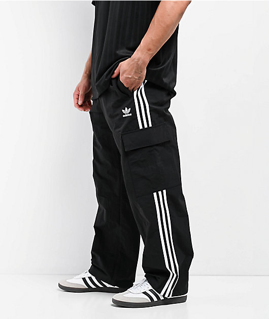 adidas adicolor 3-Stripe Black Cargo Pants