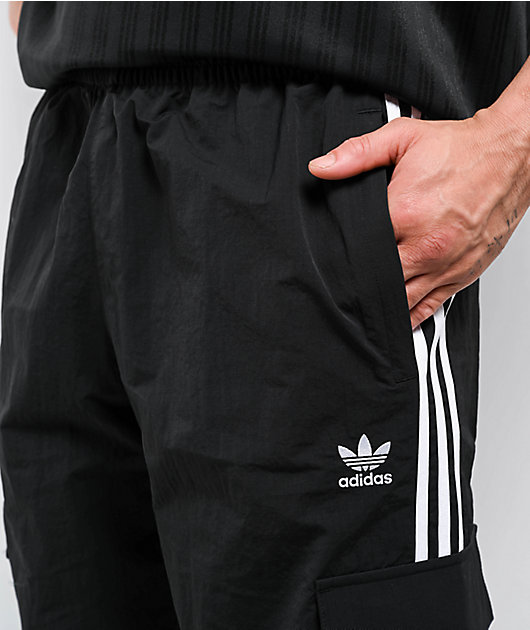 adidas adicolor 3-Stripe Black Cargo Pants
