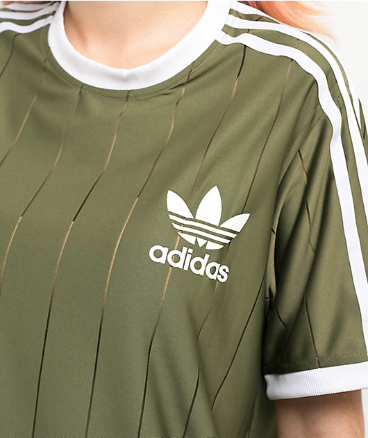 Olive adidas shirt online