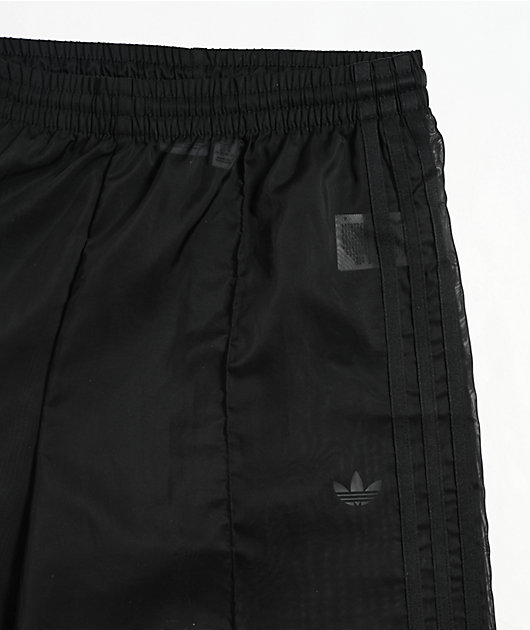 adidas adicolor Sheer Black Track Pants | Zumiez