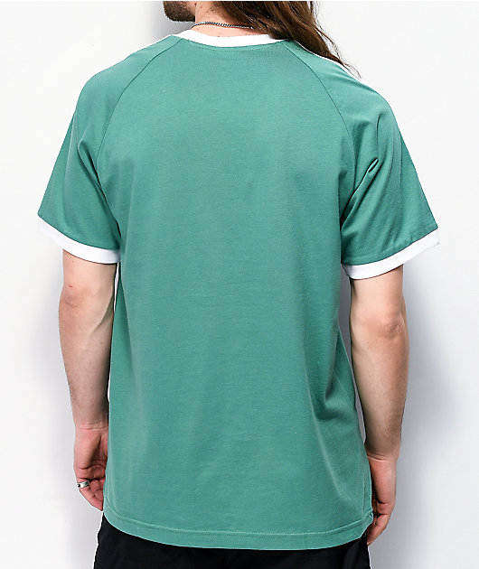 camiseta adidas verde hombre