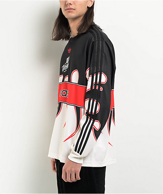 adidas x red black white