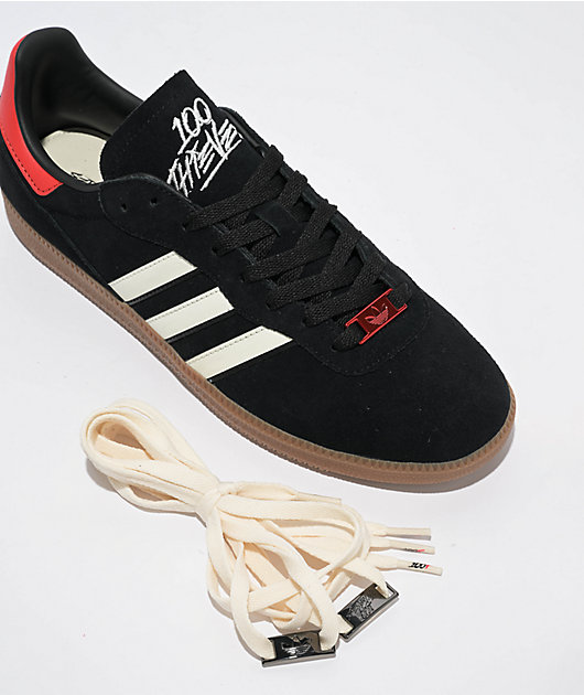 【ADIDAS X 100 THIEVES】PALOS HILLS SILVER PEBBLE CORE BLACK adidas x 100 Thieves Palos Hills 'Silver Pebble Black' JR5536