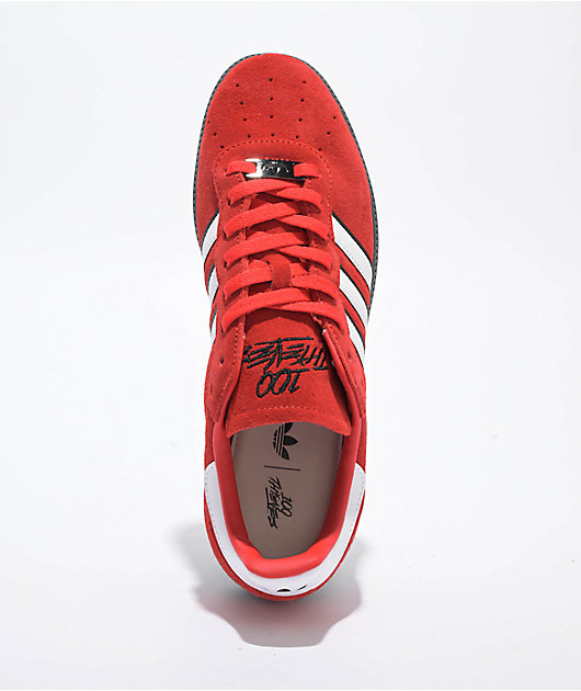 adidas x 100 Thieves Palos Hills Red & White Shoes | Zumiez