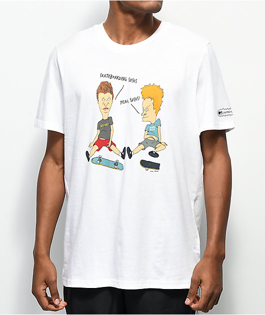 adidas x Beavis and Butthead White T 
