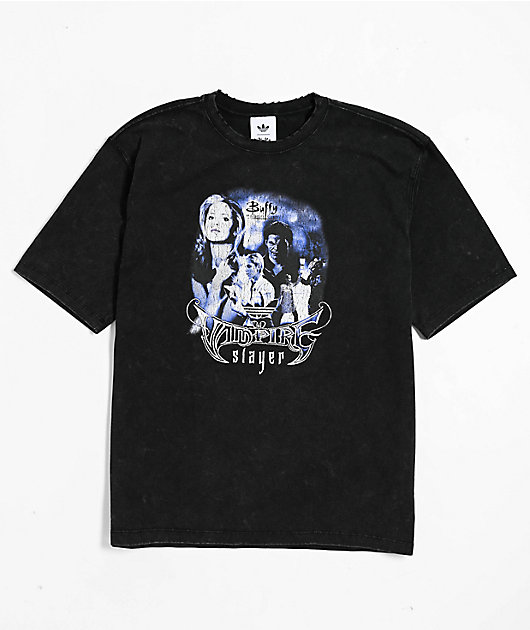 その他ブランド / 00s/Buffy The Vampire Slayer/Tシャツ/XL/コットン/GRY// adidas x Buffy The Vampire Slayer Black Wash Oversized T-Shirt