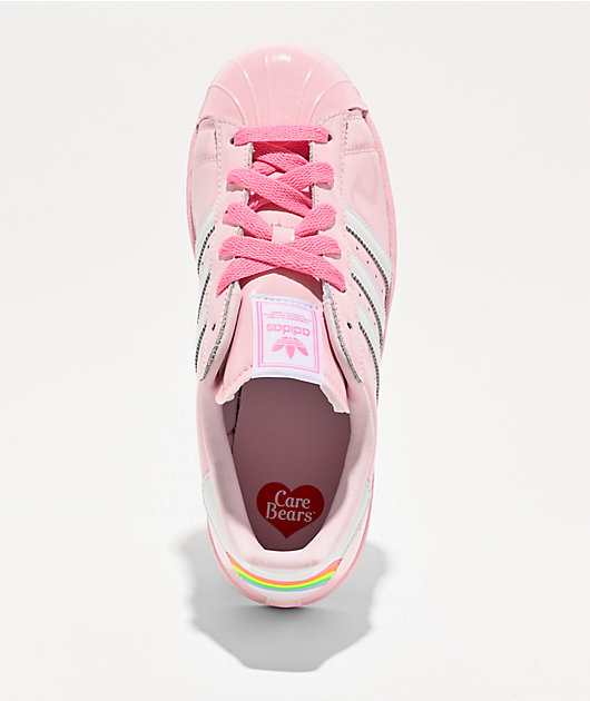 adidas x Care Bears Superstar II Pink & White Shoes