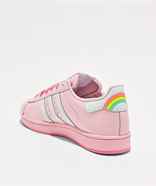 adidas x Care Bears Superstar II Pink & White Shoes