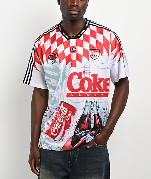 adidas x Coca-Cola White Soccer Jersey