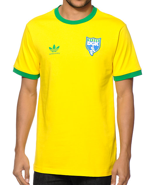 adidas x DGK Skate Copa Brazil Rodrigo TX Yellow Jersey