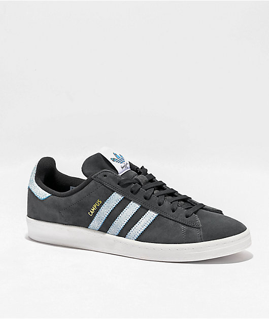 Adidas grey fashion campus trainers